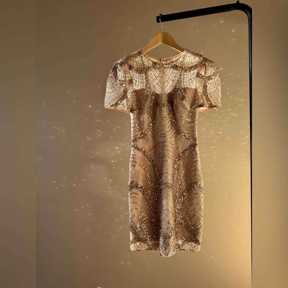 Dress the Population | SAMPLE | Sequin Cocktail Dress | Size XS | NWOT - Picture 9 of 12